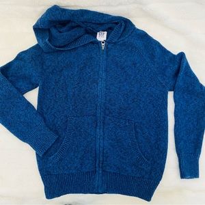 Boys blue Gap zip up hoodie